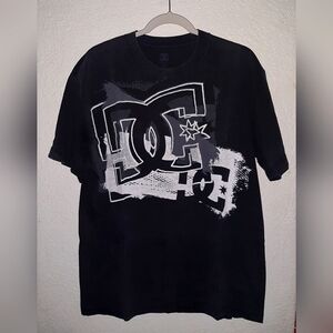 DC SHOE CO USA LARGE BLACK T-SHIRT